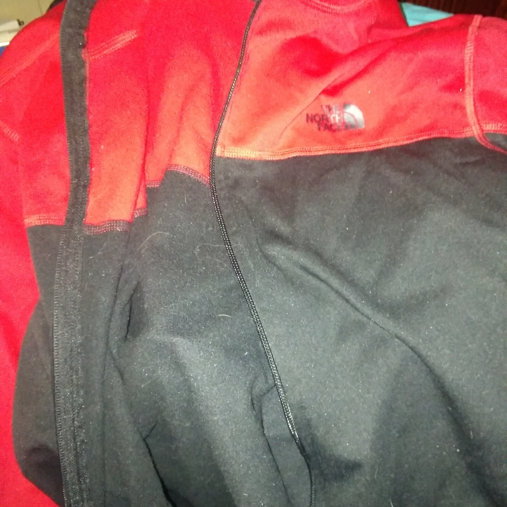 North face jacket with hood